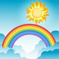 دانلود صدای شعر رنگین کمون چند رنگه